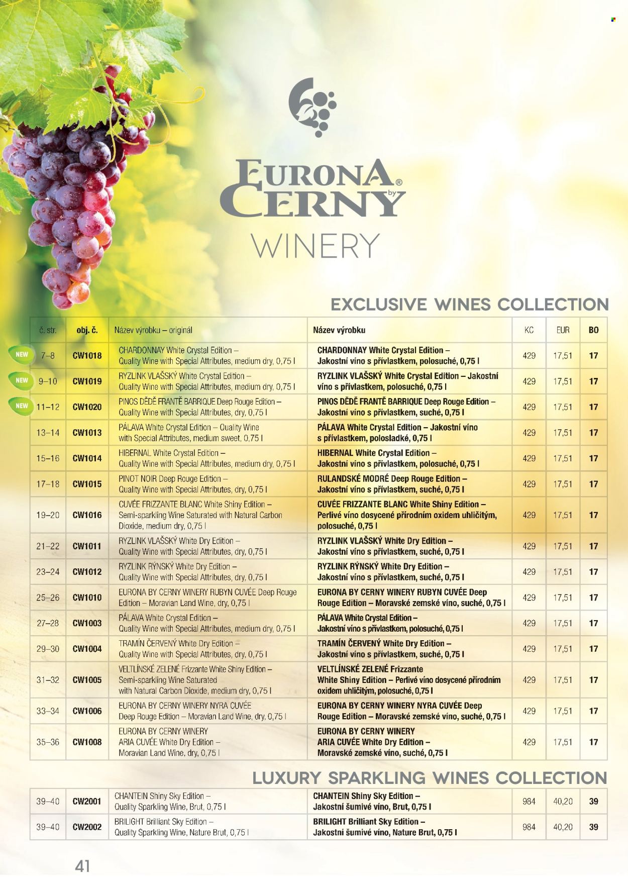 Leták EURONA by CERNY. Strana 42