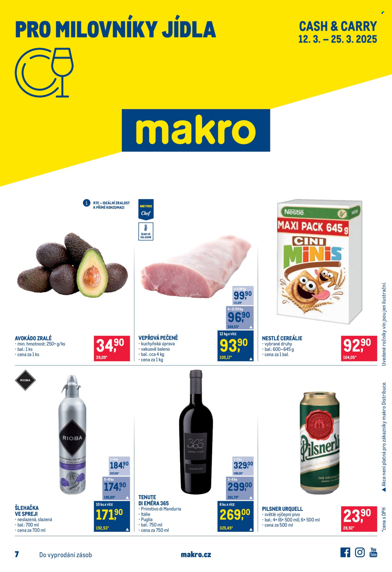 Leták MAKRO - 12.3.2025 - 25.3.2025. Strana 1