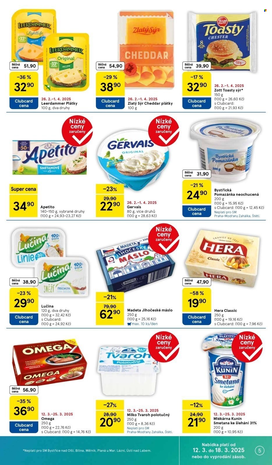Leták TESCO supermarket - 12.3.2025 - 18.3.2025. Strana 5