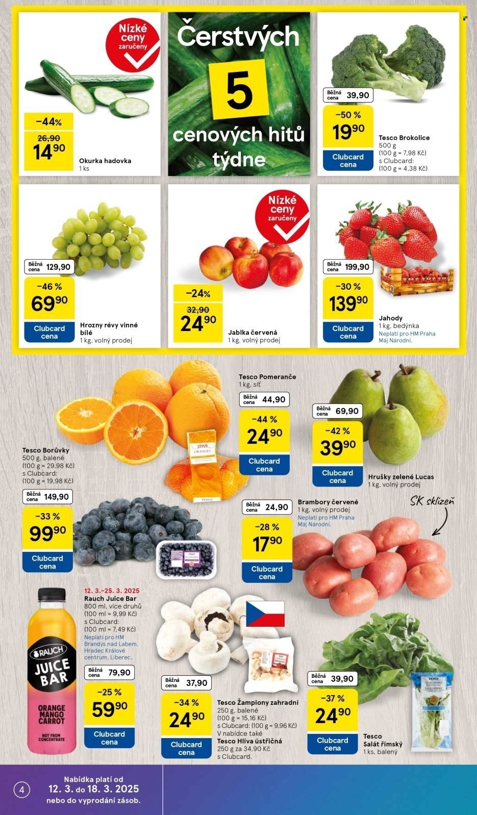 Leták TESCO - 12.3.2025 - 18.3.2025. Strana 4