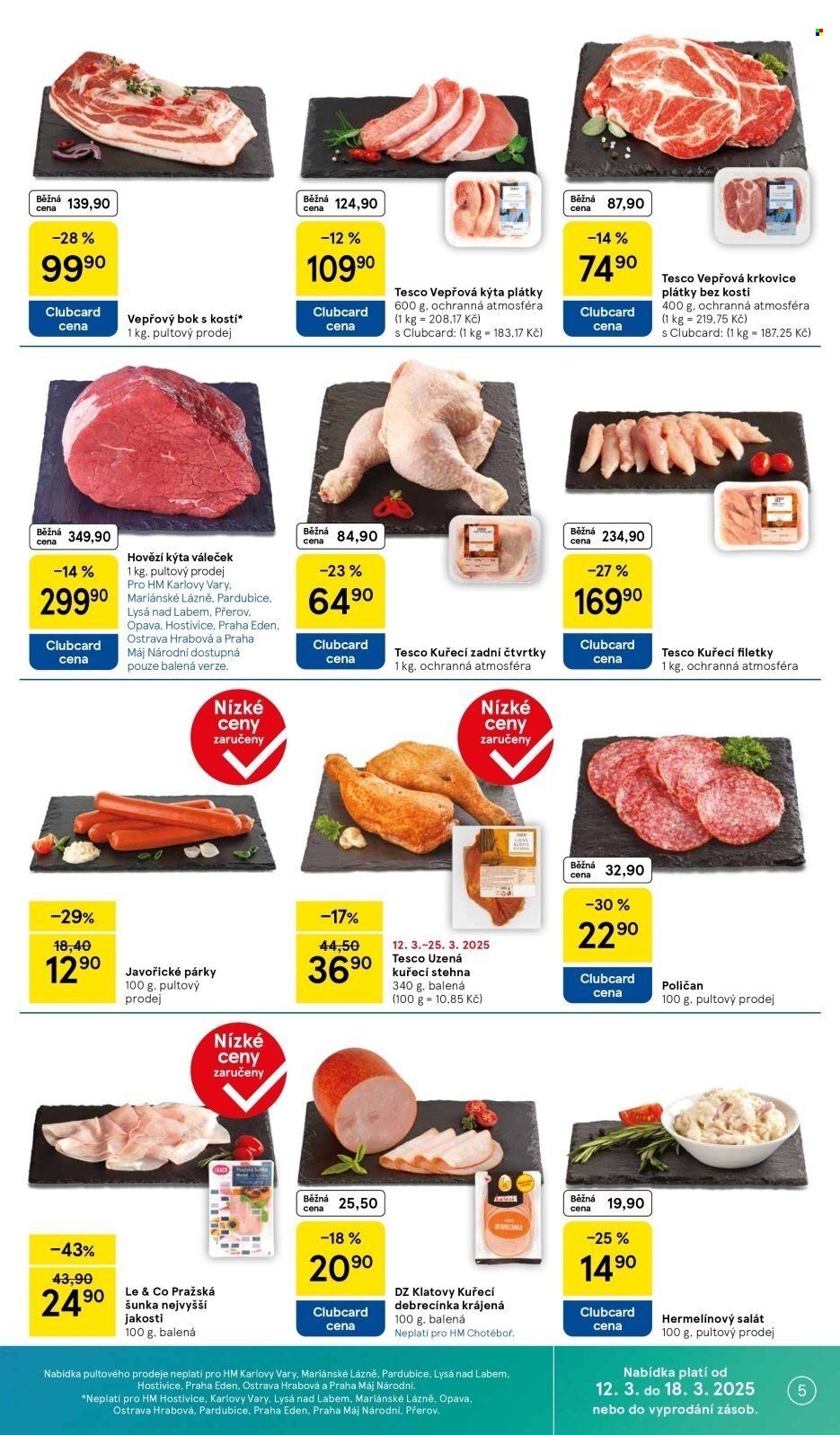 Leták TESCO - 12.3.2025 - 18.3.2025. Strana 5