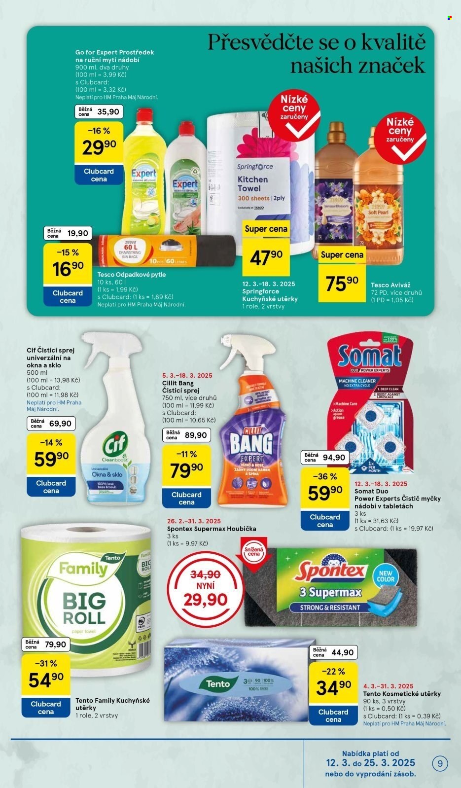 Leták TESCO - 12.3.2025 - 18.3.2025. Strana 9