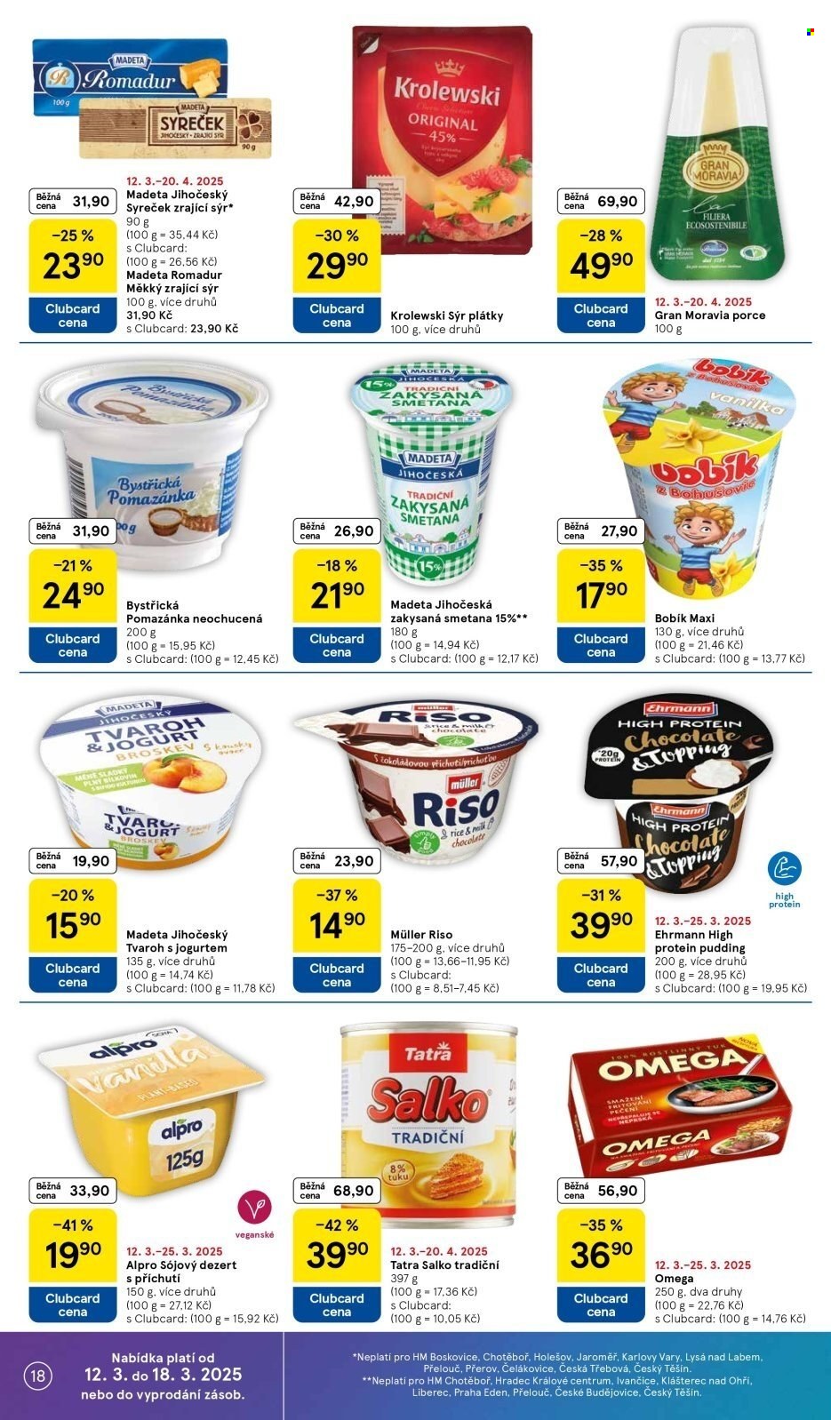 Leták TESCO - 12.3.2025 - 18.3.2025. Strana 18