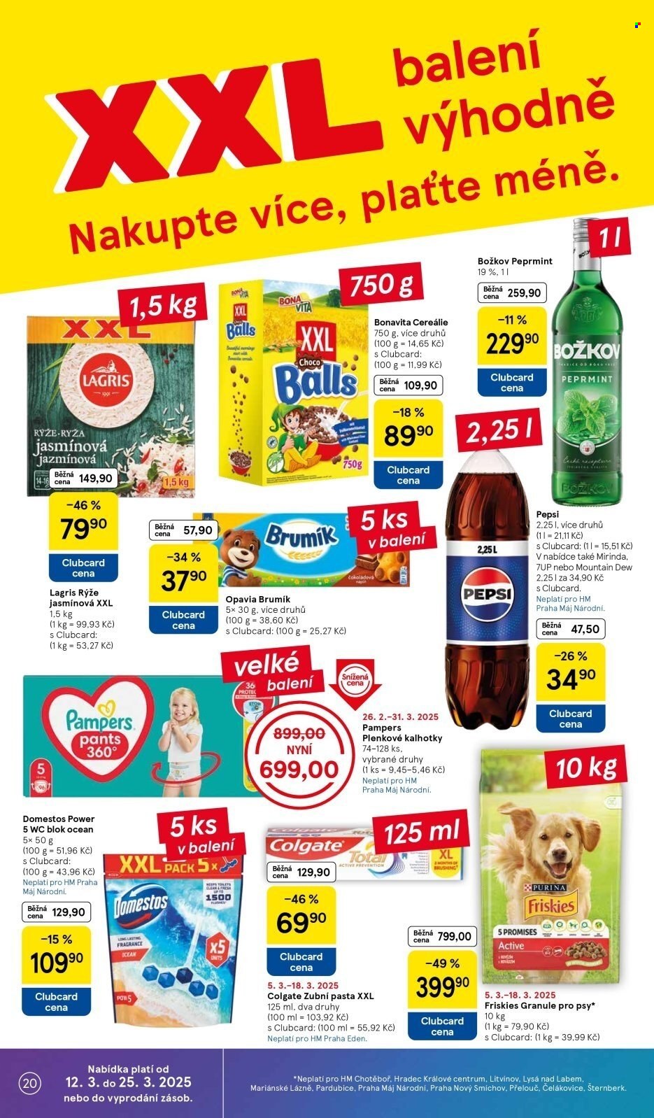 Leták TESCO - 12.3.2025 - 18.3.2025. Strana 20