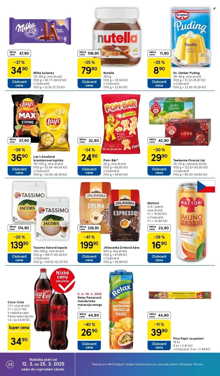 Leták TESCO - 12.3.2025 - 18.3.2025. Strana 24