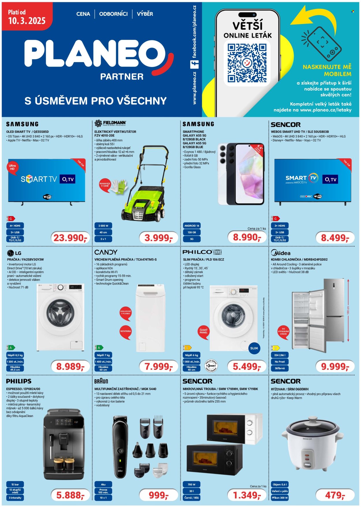 Leták PLANEO Elektro - 10.3.2025 - 16.3.2025. Strana 1