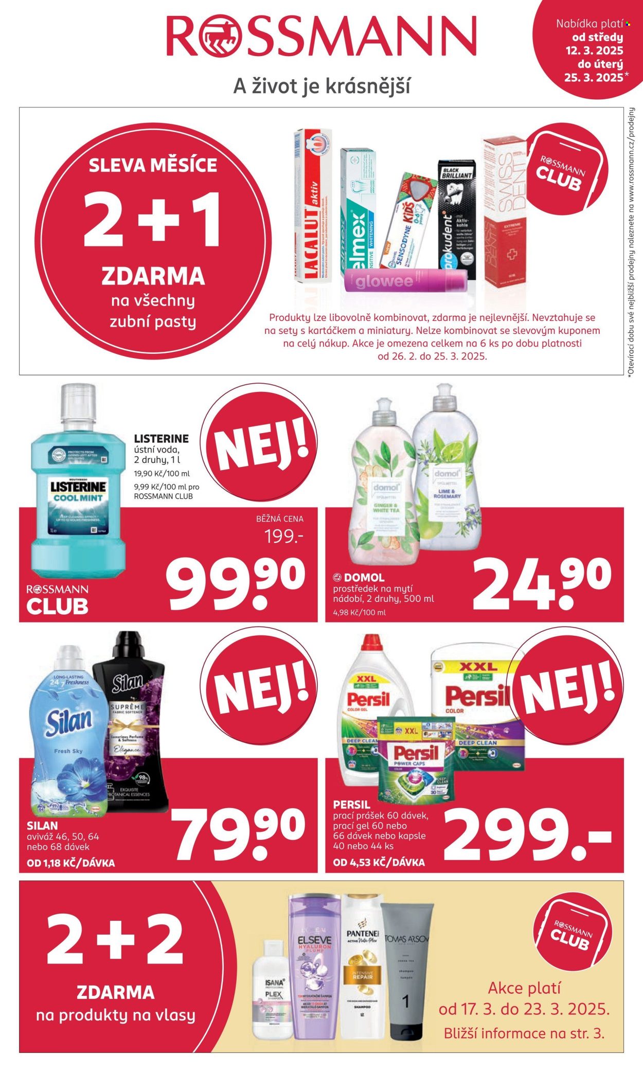 Leták ROSSMANN - 12.3.2025 - 25.3.2025. Strana 1