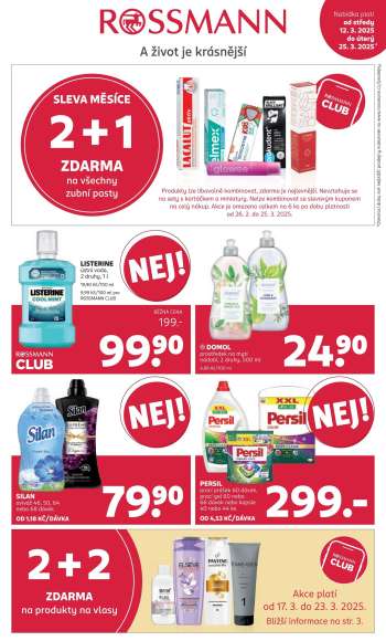 Leták ROSSMANN - 12.3.2025 - 25.3.2025.