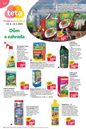Leták Teta drogerie - 13.3.2025 - 8.4.2025.