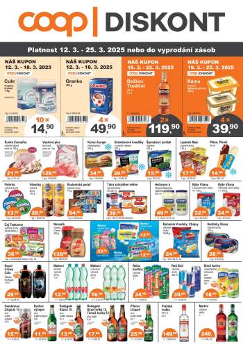 Leták coop DISKONT - 12.3.2025 - 25.3.2025.