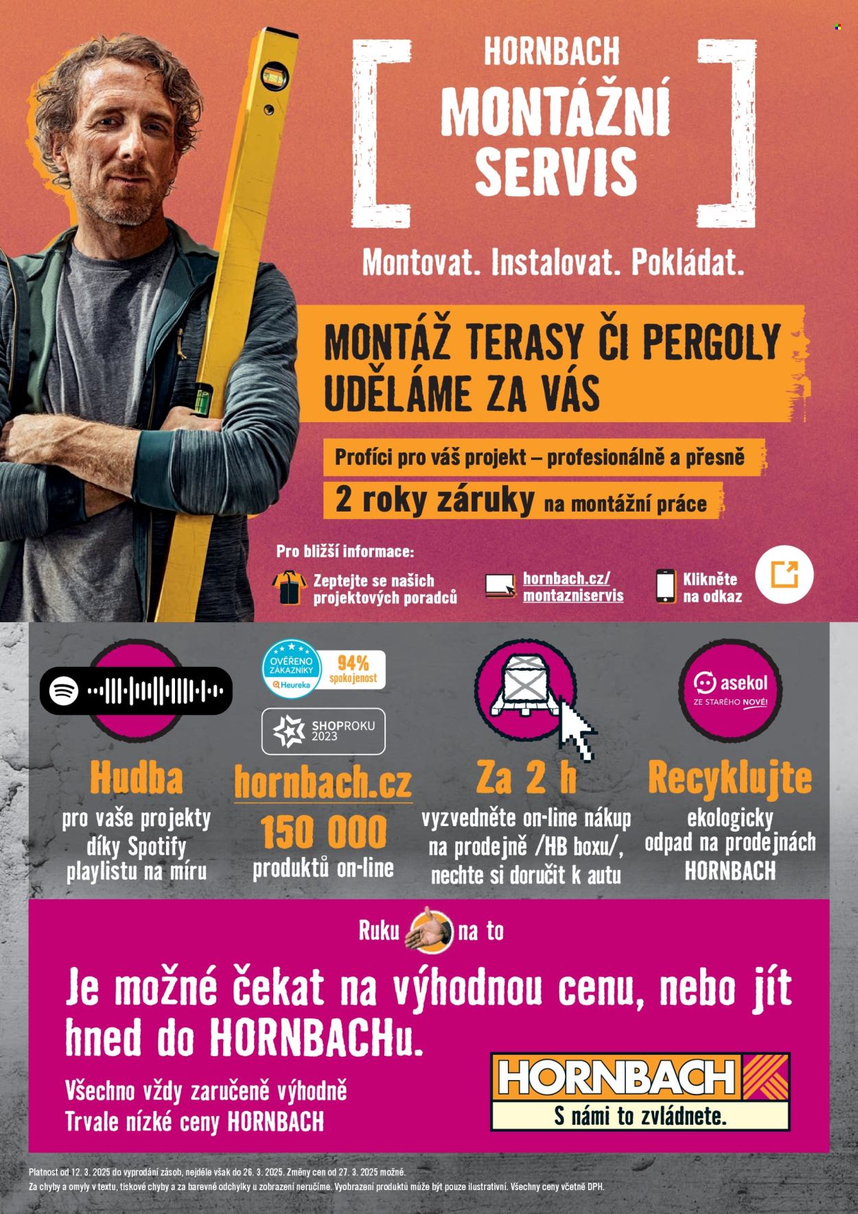 Leták HORNBACH - 12.3.2025 - 26.3.2025. Strana 8
