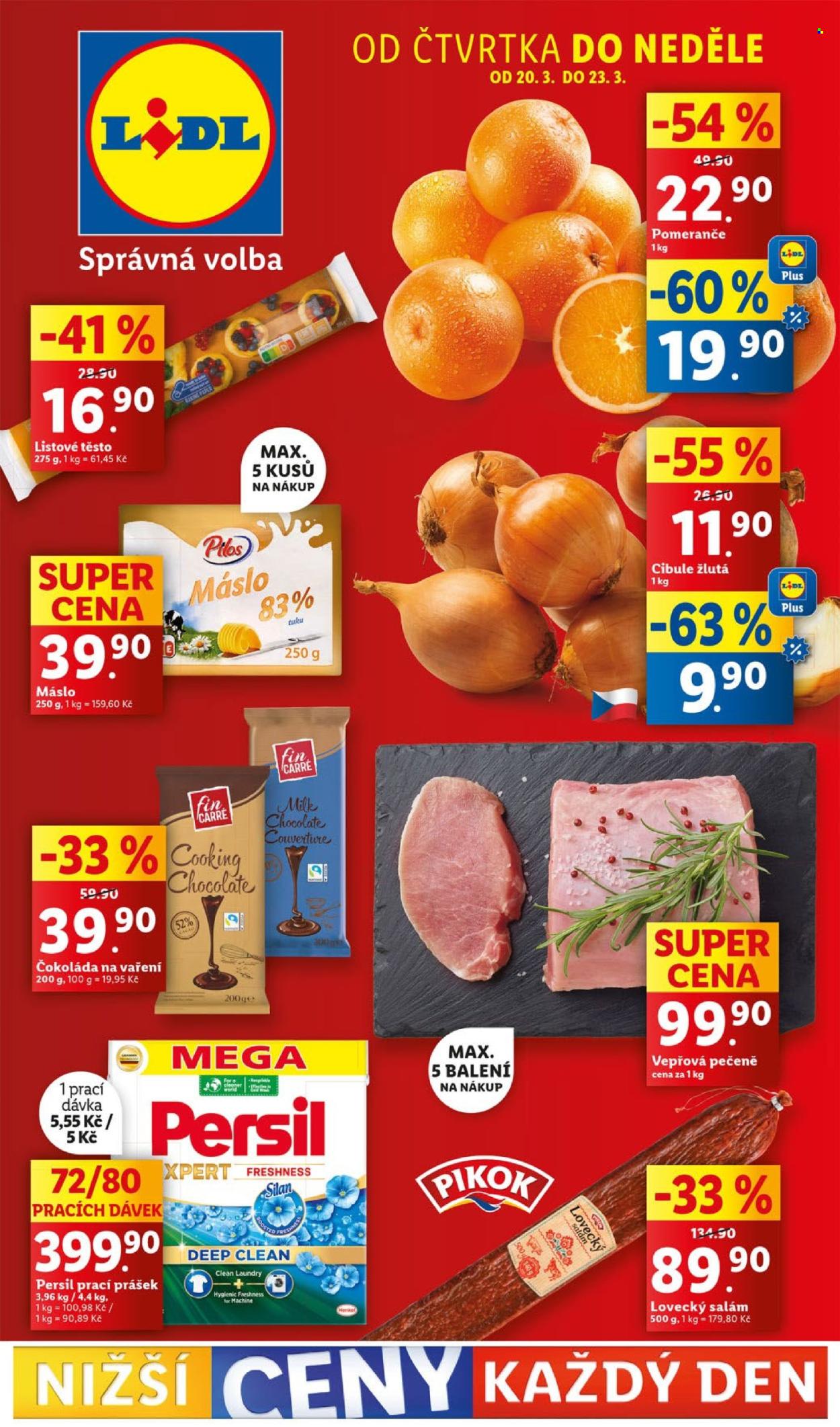 Leták Lidl - 20.3.2025 - 23.3.2025. Strana 1