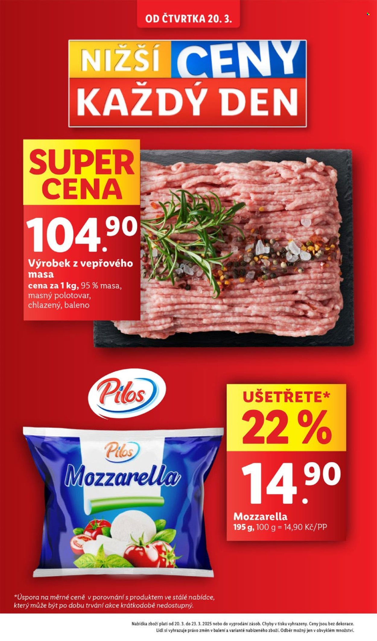 Leták Lidl - 20.3.2025 - 23.3.2025. Strana 4