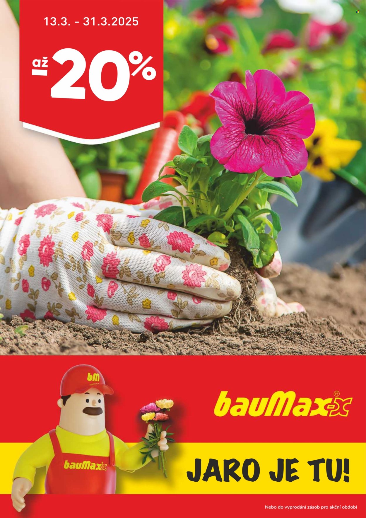 Leták Baumax - 13.3.2025 - 31.3.2025. Strana 1