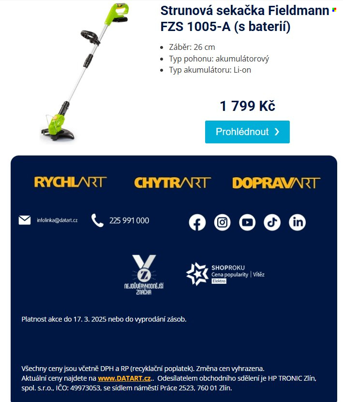 Leták DATART - 13.3.2025 - 17.3.2025. Strana 5