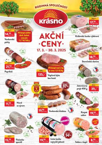 Leták MP Krásno - 17.3.2025 - 30.3.2025.