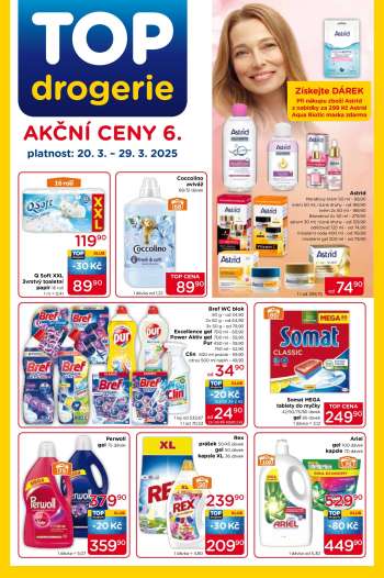 Leták TOP drogerie - 20.3.2025 - 29.3.2025.