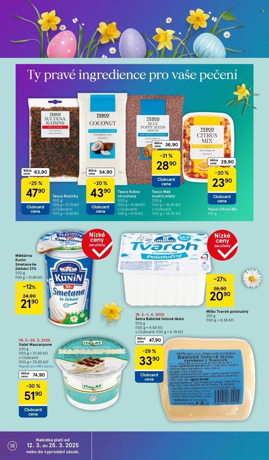 Leták TESCO - 19.3.2025 - 25.3.2025. Strana 18