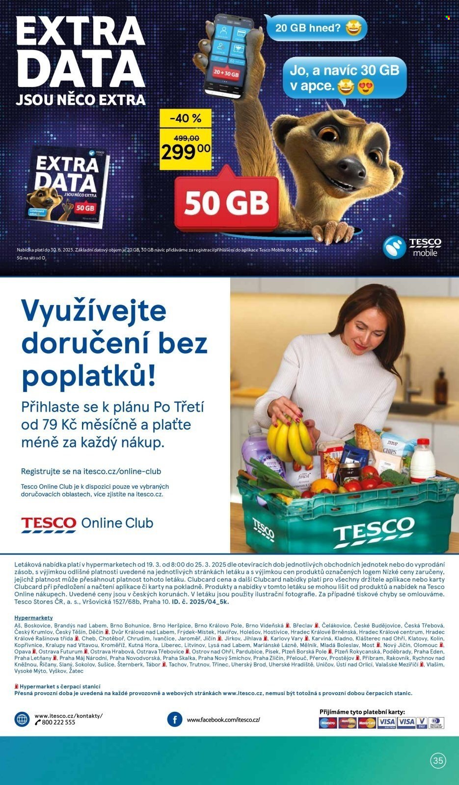 Leták TESCO - 19.3.2025 - 25.3.2025. Strana 35