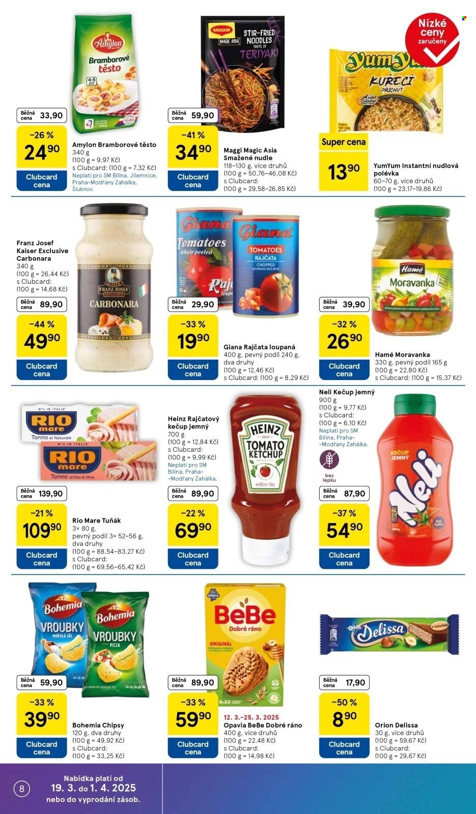 Leták TESCO supermarket - 19.3.2025 - 25.3.2025. Strana 8