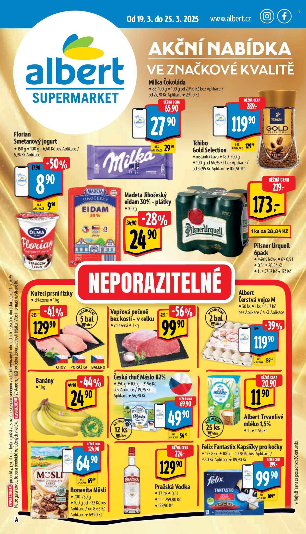Leták Albert Supermarket - 19.3.2025 - 25.3.2025. Strana 1