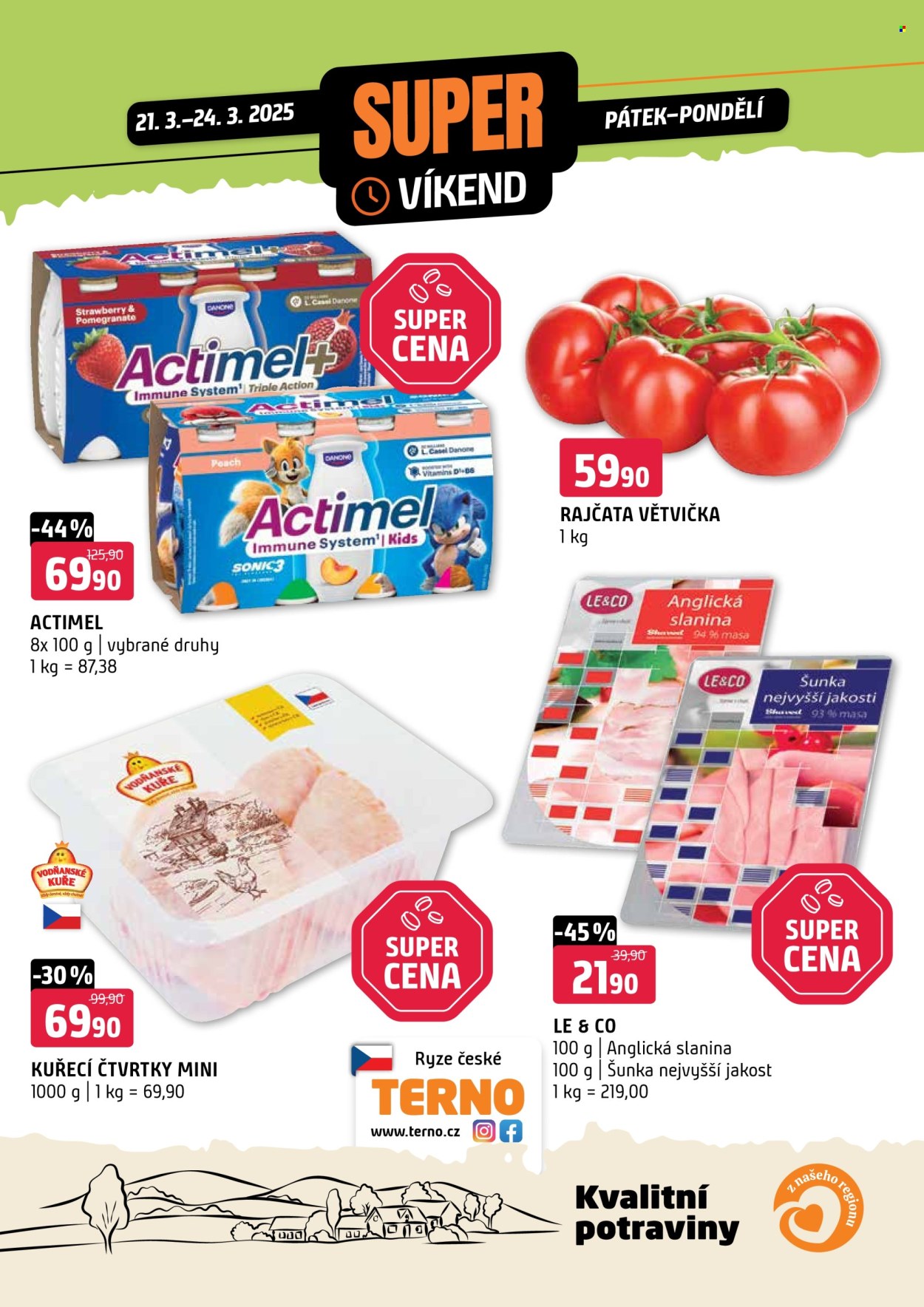 Leták coop TERNO - 21.3.2025 - 24.3.2025. Strana 1