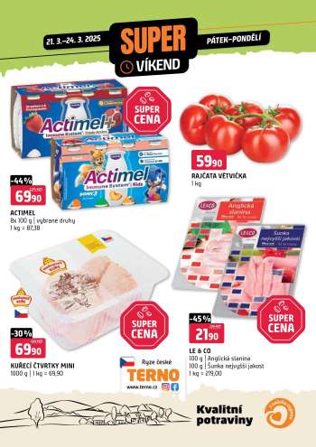 Leták coop TERNO - 21.3.2025 - 24.3.2025.