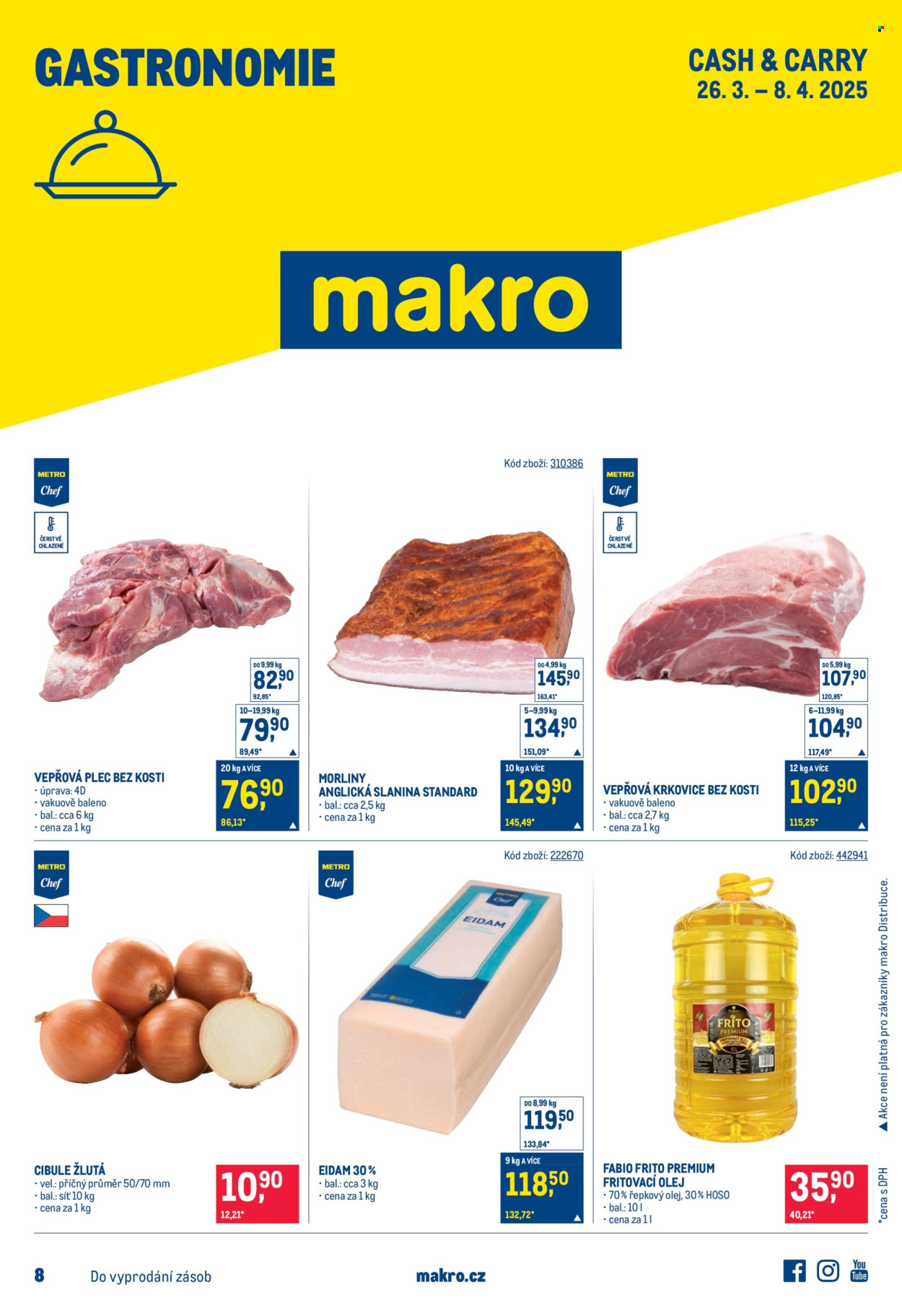 Leták MAKRO - 26.3.2025 - 8.4.2025. Strana 1