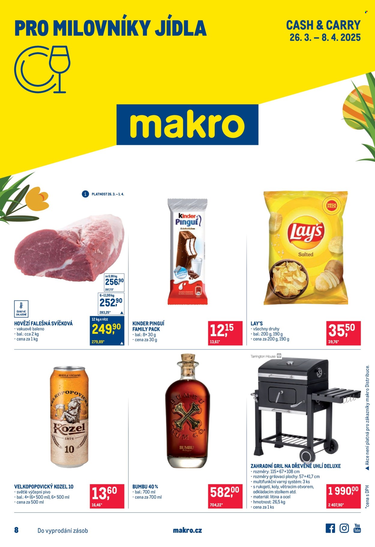 Leták MAKRO - 26.3.2025 - 8.4.2025. Strana 1