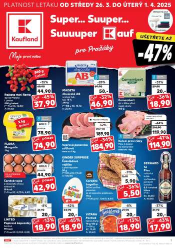 Leták Kaufland - 26.3.2025 - 1.4.2025.