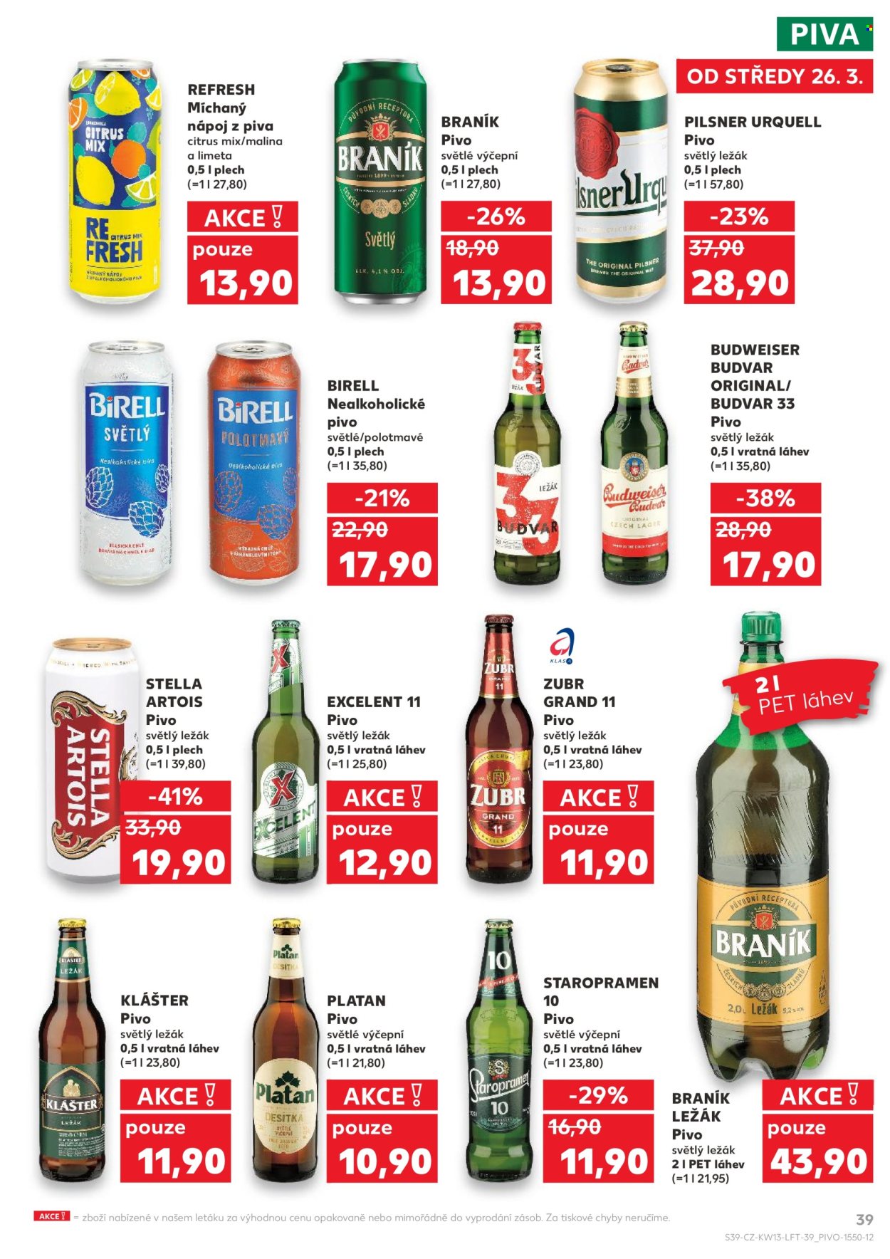 Leták Kaufland - 26.3.2025 - 1.4.2025. Strana 39