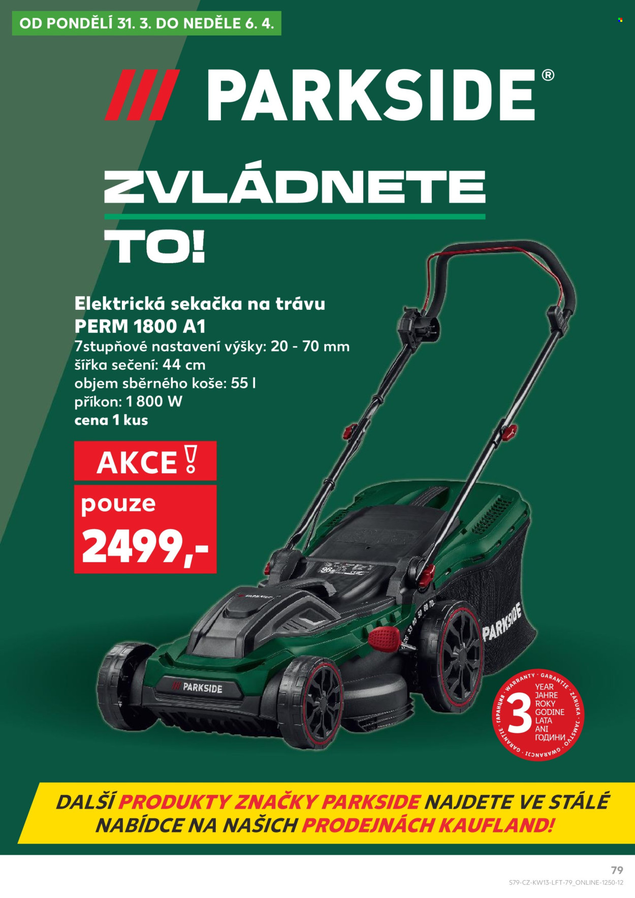 Leták Kaufland - 26.3.2025 - 1.4.2025. Strana 79