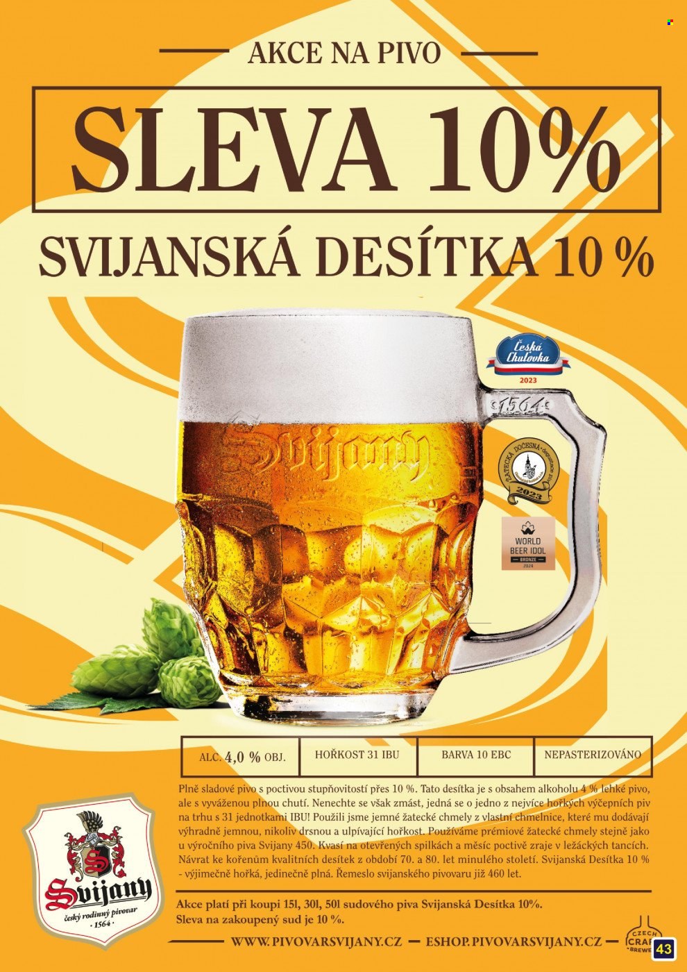 Leták Adam velkoobchod Šternberk - 1.4.2025 - 30.4.2025. Strana 43