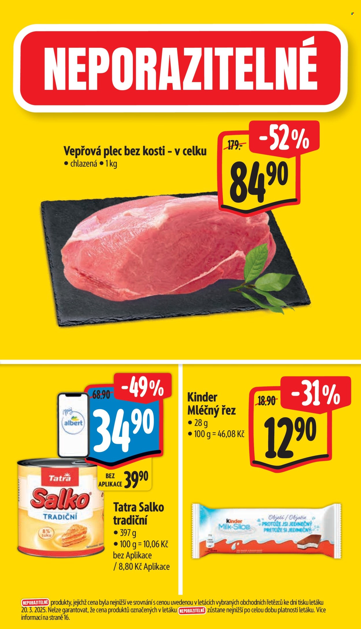 Leták Albert Supermarket - 26.3.2025 - 1.4.2025. Strana 3