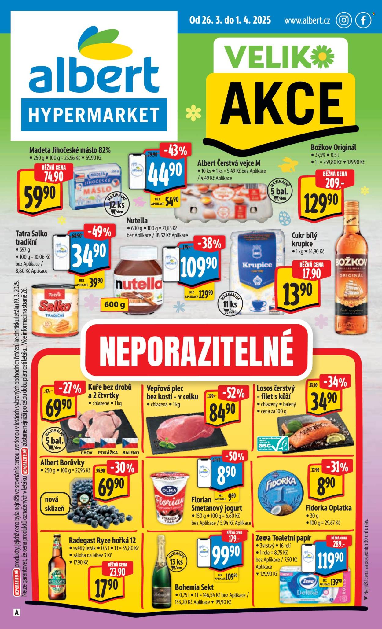 Leták Albert Hypermarket - 26.3.2025 - 1.4.2025. Strana 1
