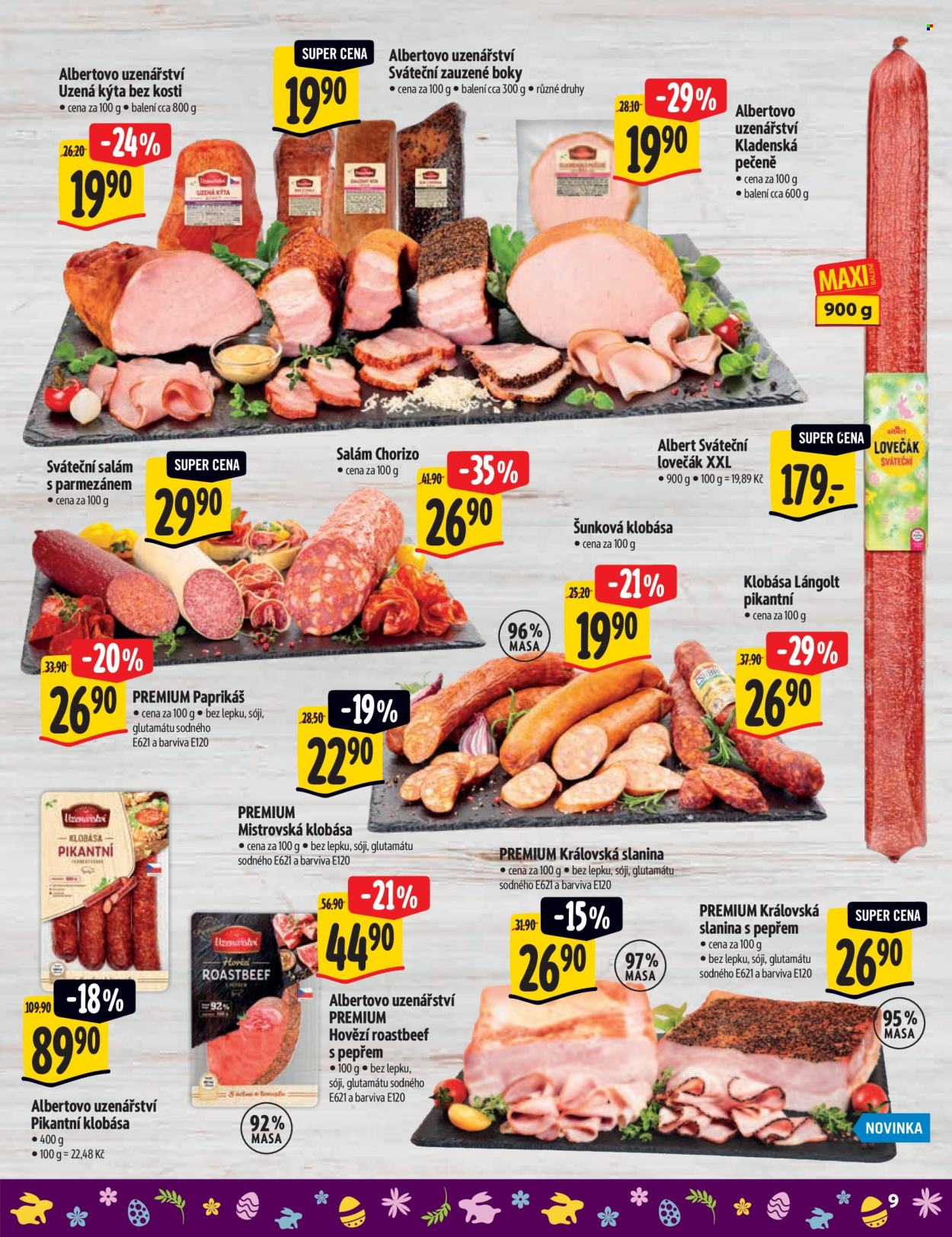 Leták Albert Hypermarket - 26.3.2025 - 8.4.2025. Strana 9