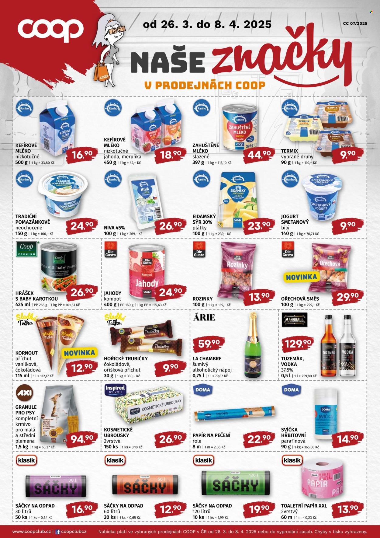 Leták coop TUTY - 26.3.2025 - 8.4.2025. Strana 2