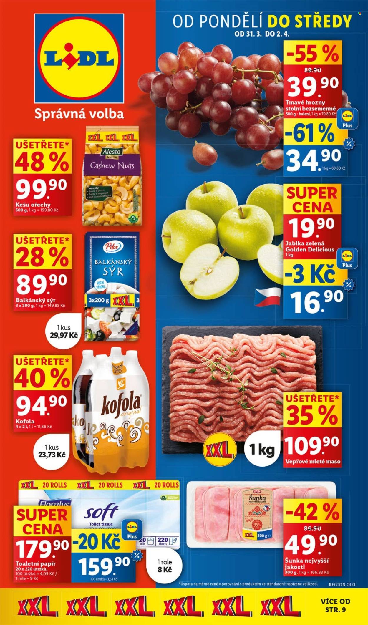Leták Lidl - 31.3.2025 - 6.4.2025. Strana 1