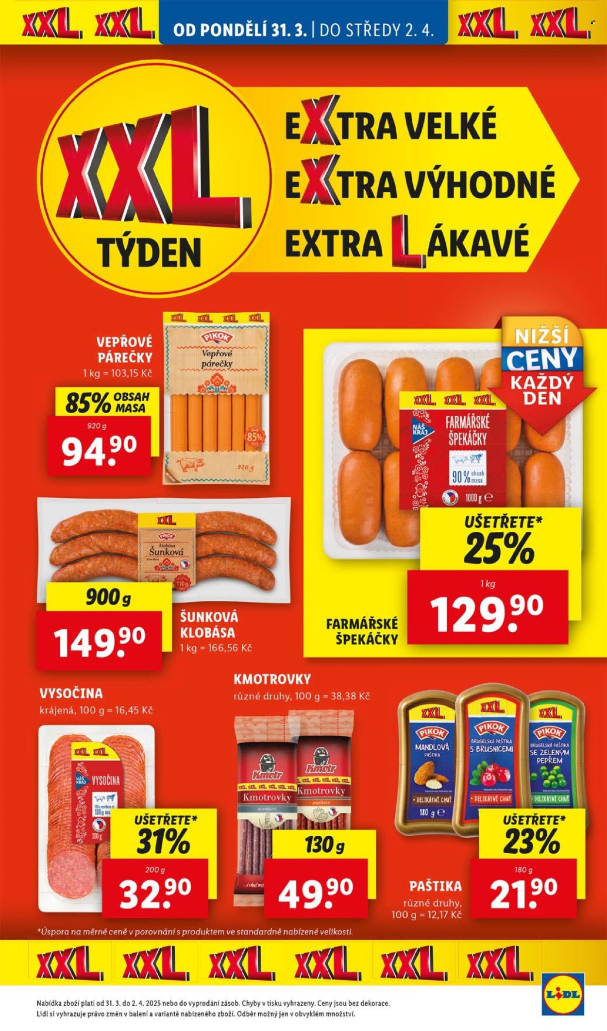 Leták Lidl - 31.3.2025 - 6.4.2025. Strana 15