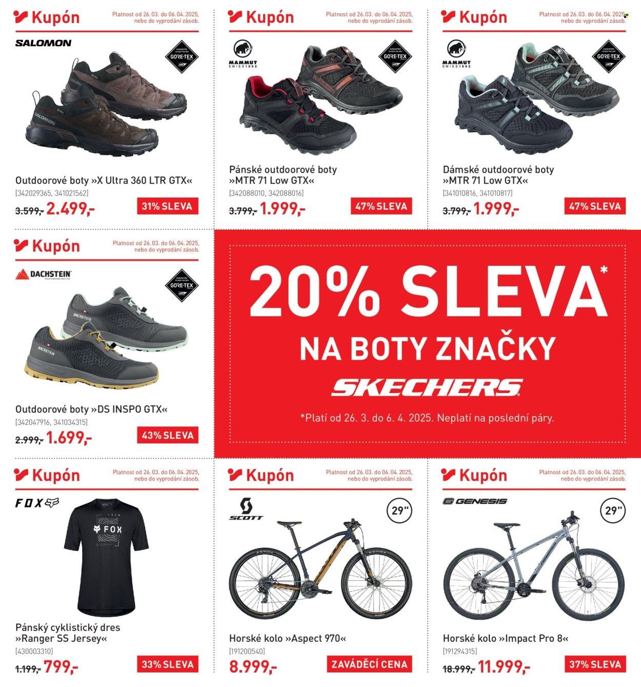 Leták INTERSPORT - 26.3.2025 - 6.4.2025. Strana 4