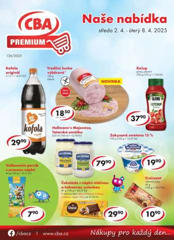 Leták CBA Premium - 2.4.2025 - 8.4.2025.