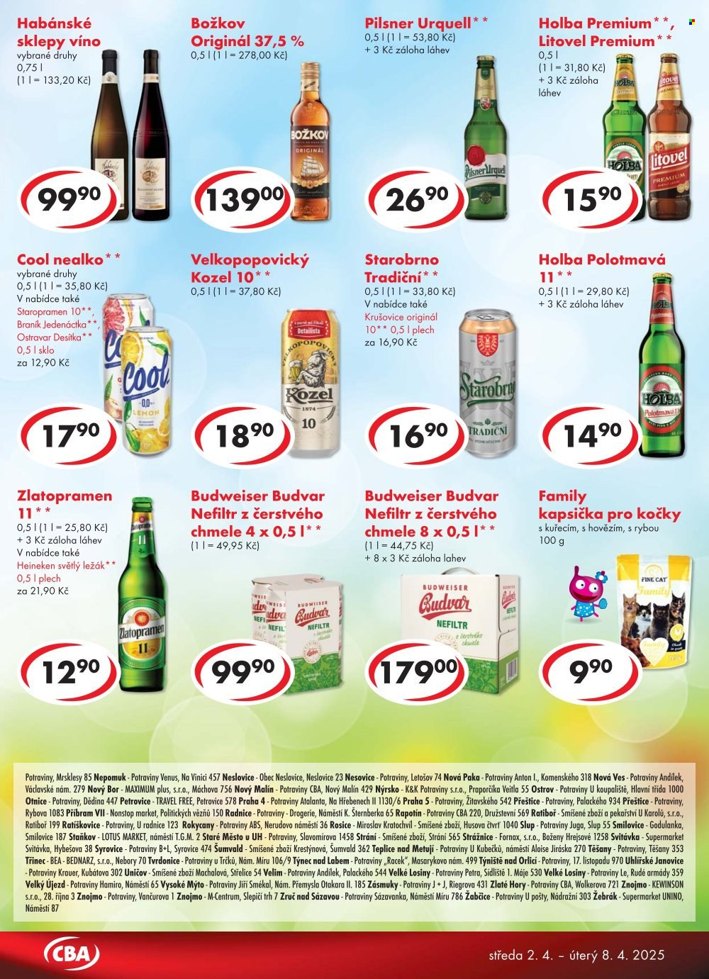 Leták CBA Premium - 2.4.2025 - 8.4.2025. Strana 7