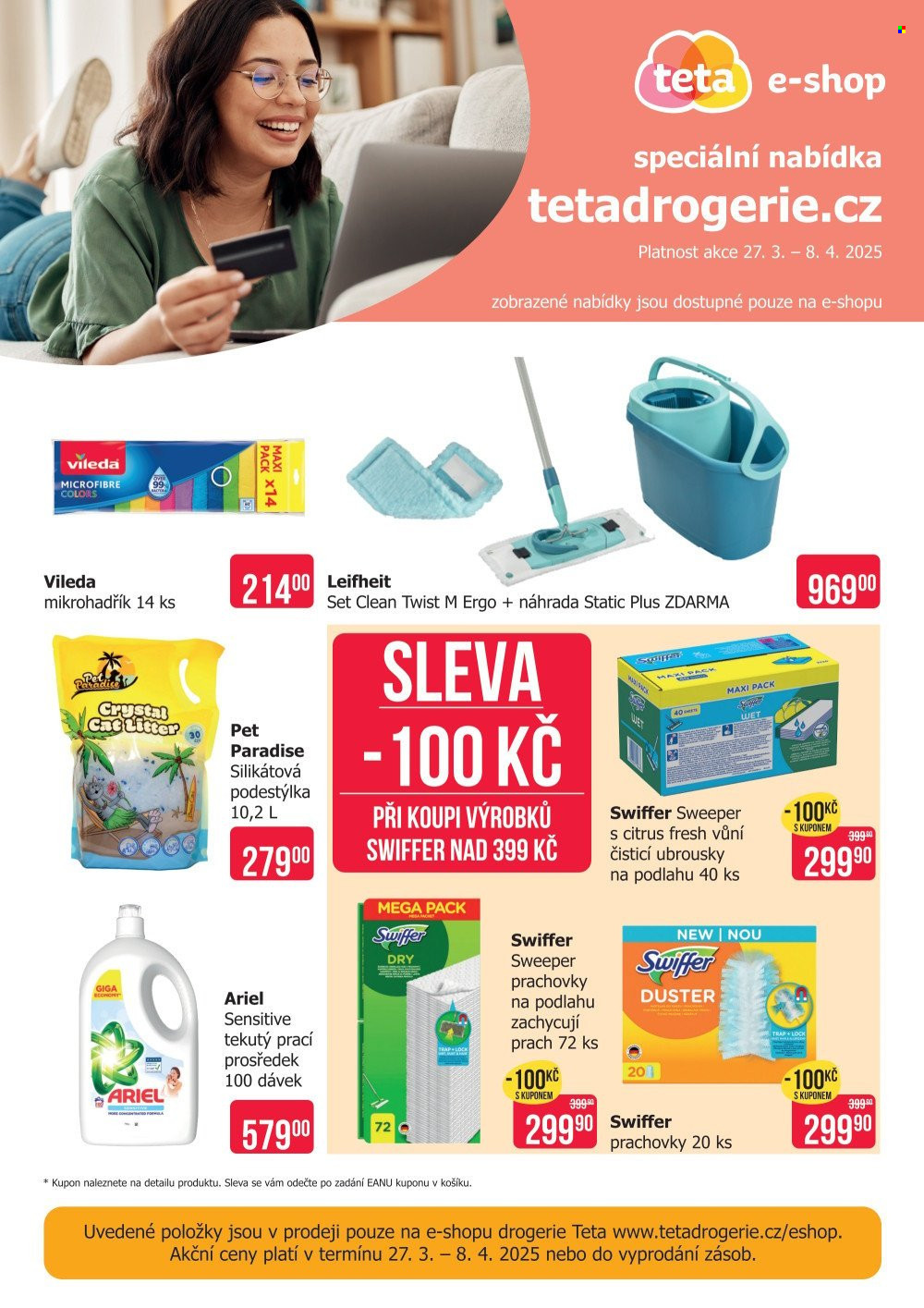 Leták Teta drogerie - 27.3.2025 - 8.4.2025. Strana 2
