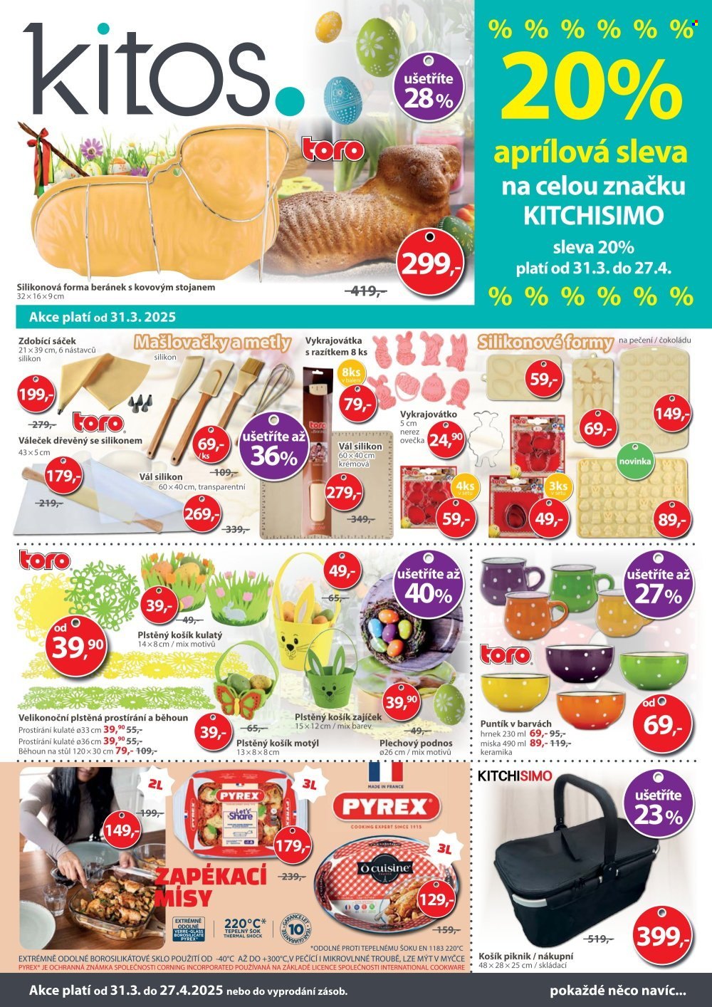 Leták Kitos - 31.3.2025 - 27.4.2025. Strana 1