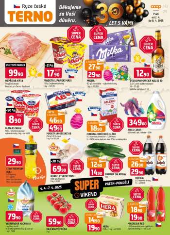 Leták coop TERNO - 2.4.2025 - 8.4.2025.