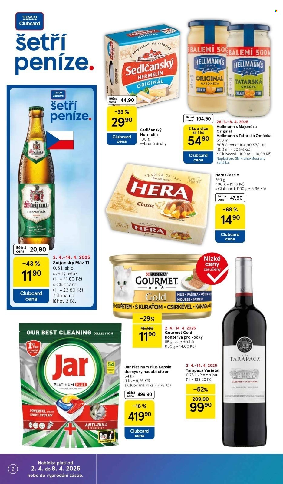 Leták TESCO supermarket - 2.4.2025 - 8.4.2025. Strana 2