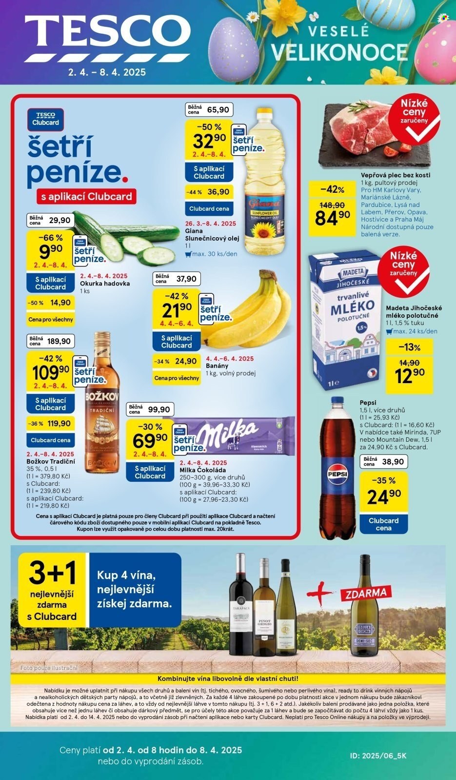Leták TESCO - 2.4.2025 - 8.4.2025. Strana 1