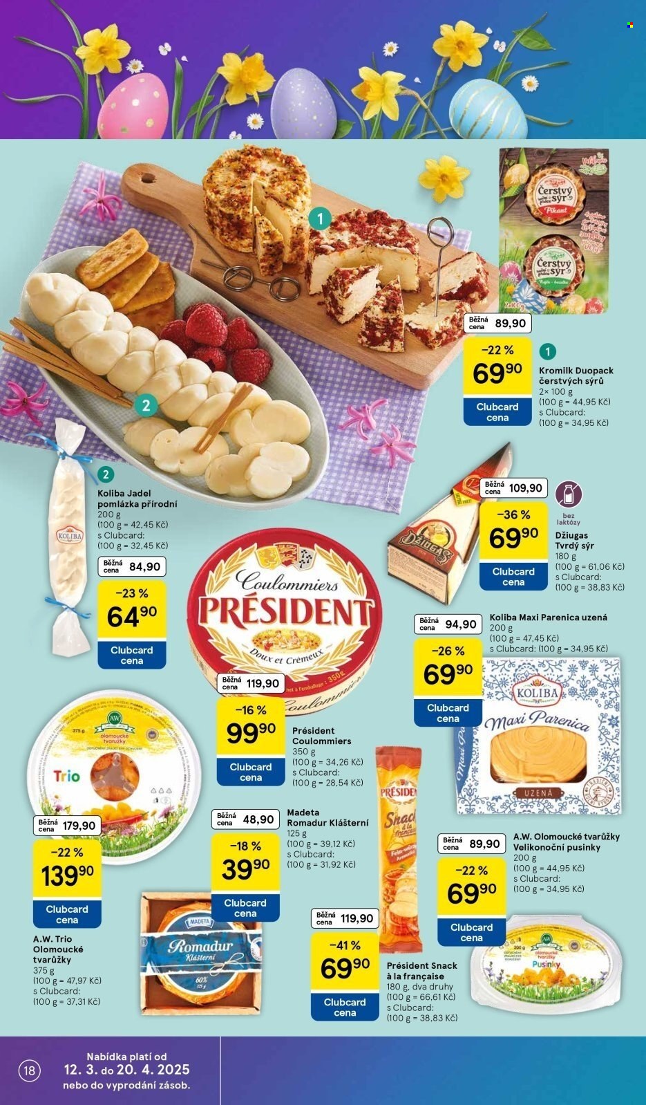 Leták TESCO - 2.4.2025 - 8.4.2025. Strana 18