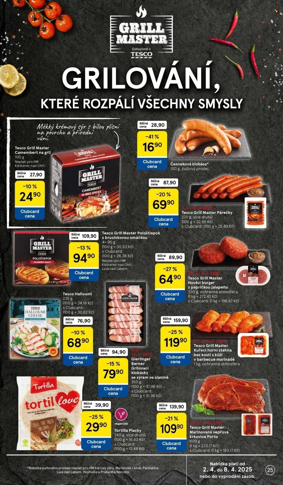 Leták TESCO - 2.4.2025 - 8.4.2025. Strana 25