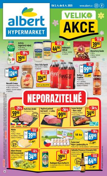 Leták Albert Hypermarket - 2.4.2025 - 8.4.2025.